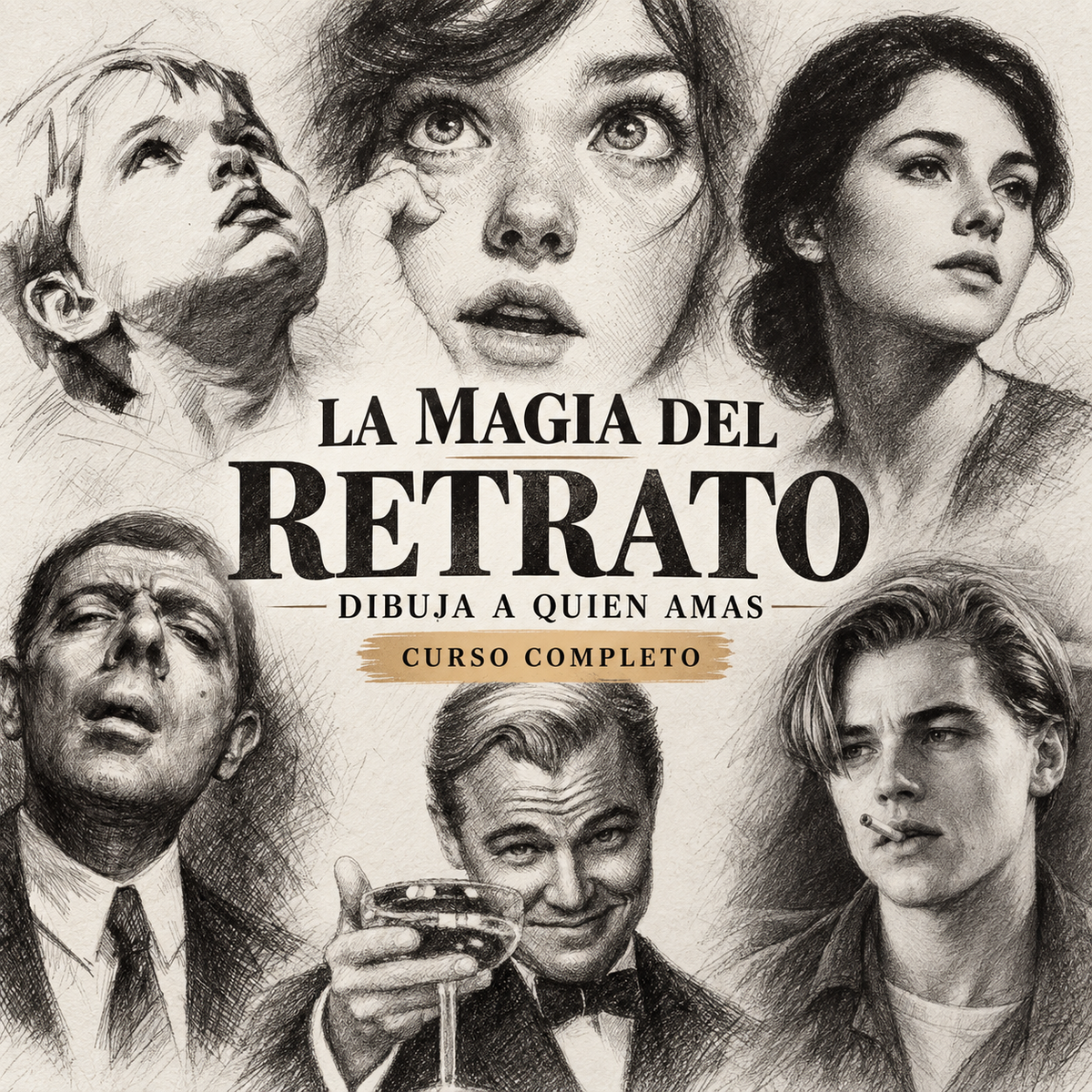 La Magia del Retrato: Dibuja a Quien Amas (Curso Completo)